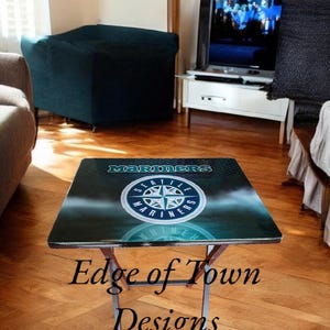 Custom TV Tray, TV Tray, Sports Table, Man Cave TV Tray, End Table, Foldable Tray Table, Dinner Tray Table, Game Day Table, Homework Table