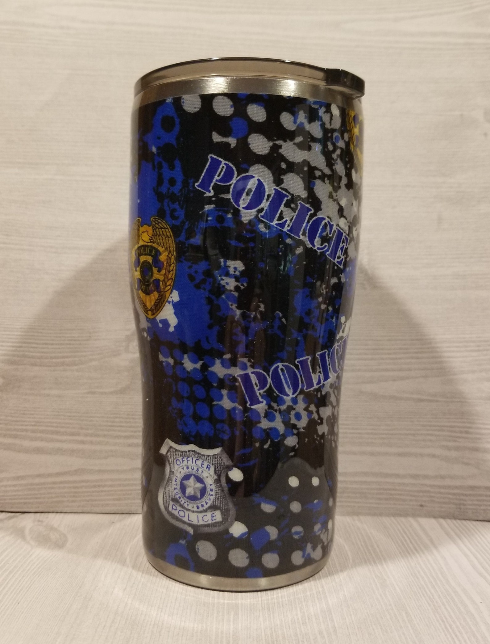 Police Tumbler Law Enforcement Tumbler Etsy