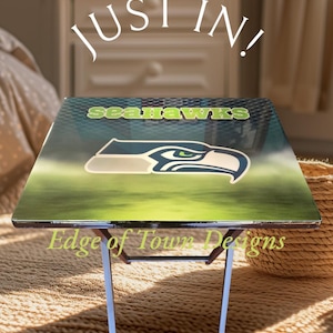 Custom TV Tray, TV Tray, Sports Table, Man Cave TV Tray, End Table, Foldable Tray Table, Dinner Tray Table, Game Day Table, Homework Table