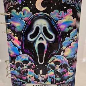 Ghost Face holographic journal, Horror Movie, Scary Movie