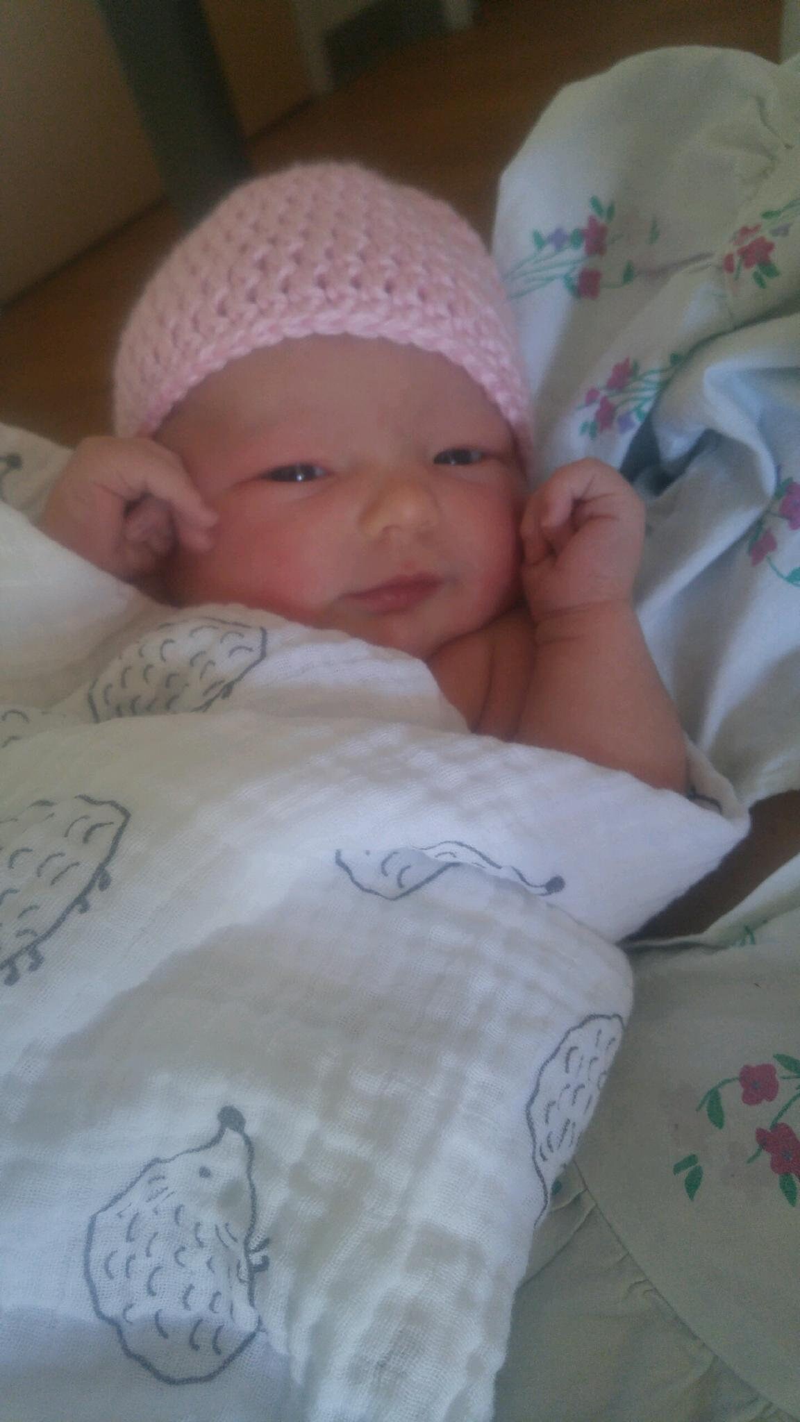 Hand Crocheted Baby Infant Toddler BEANIE CAP HAT Girls MADE IN THE USA