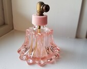 Pink Crystal Perfume Atomizer - West Germany