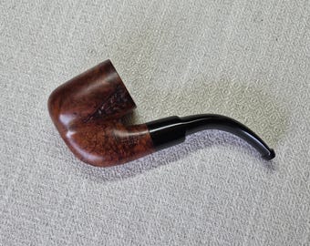 Estate Wally Frank LTD Partially Rusticated Oom Paul Style Pipe