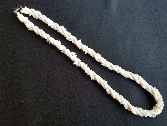 Three Strand Mixed Shell Necklace - image 4