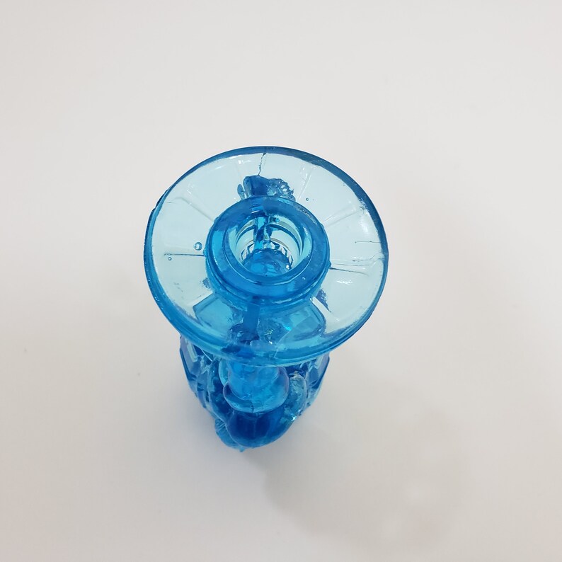 Mckee Glass Blue Peek a Boo or Cherub Toothpick Holder Etsy