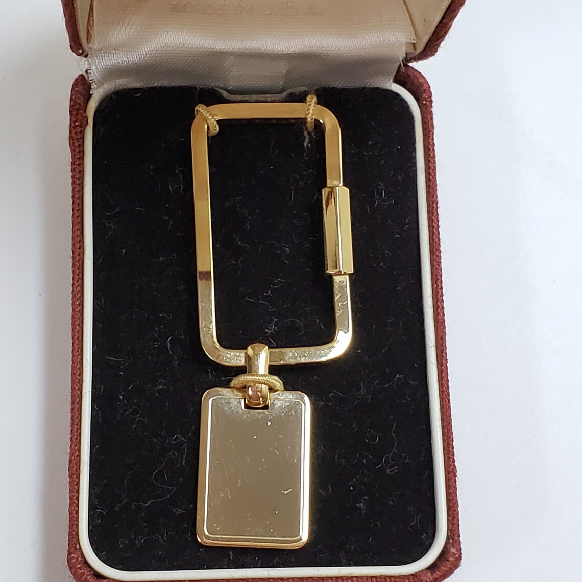 Anson Gold Tone Key Ring Etsy