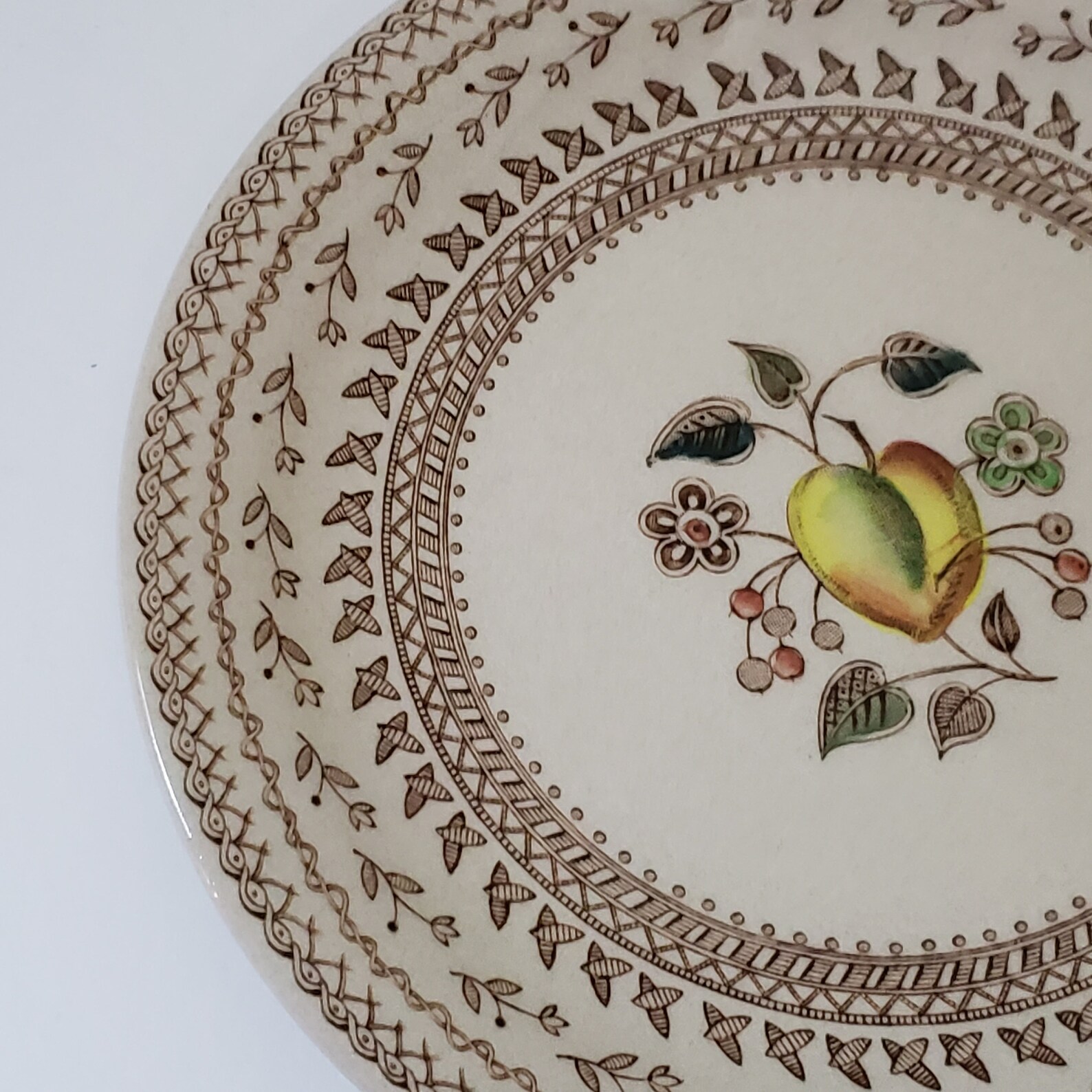 Vintage Johnson Brothers Fruit Sampler Bread and Butter Plates Etsy