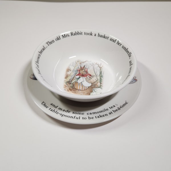 Wedgwood Peter Rabbit Childs Dining Set