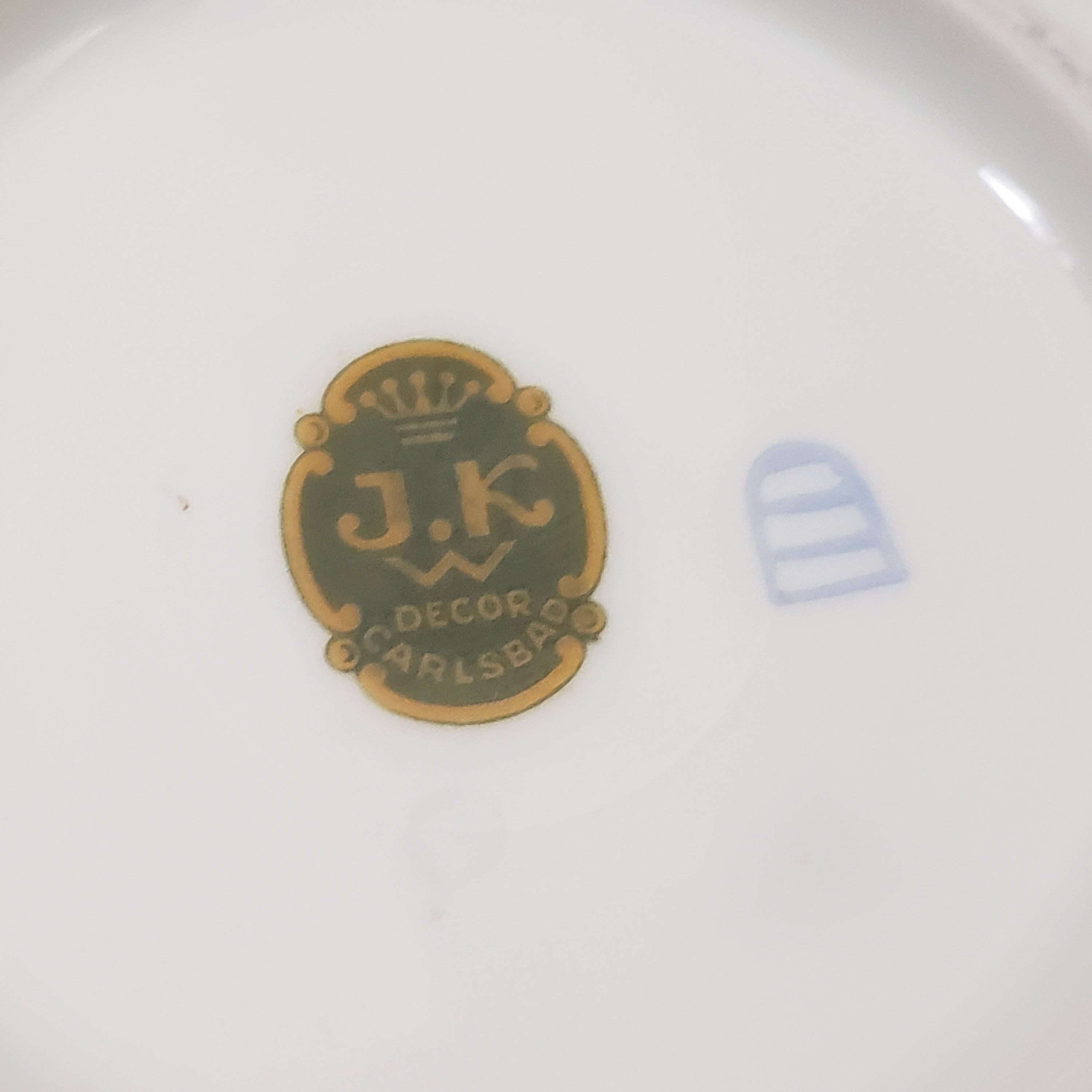 Two J K W Decor Carlsbad Green and Gold Love Story Plates - Etsy