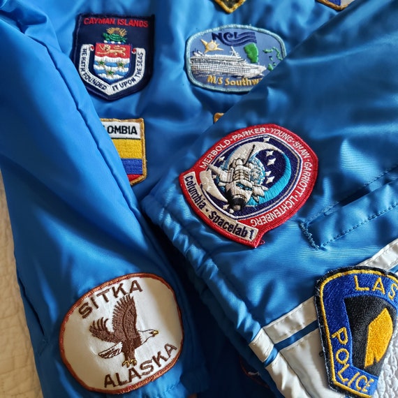 1980's NASA Mission Patch Jacket - Total of 35 Pa… - image 8