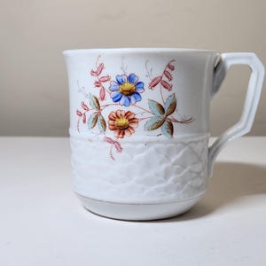 German Style Porcelain Tea Bag Strainer Mug