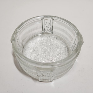 Vintage Art Deco Style Powder or Trinket Glass Jar