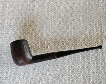 Estate Kings Cross Featherweight #105A Rustic Billiard Style Smoking Pipe