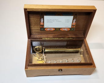 Vintage Reuge Swiss Music Box Rachmaninoff Piano Concerto No. 2 3