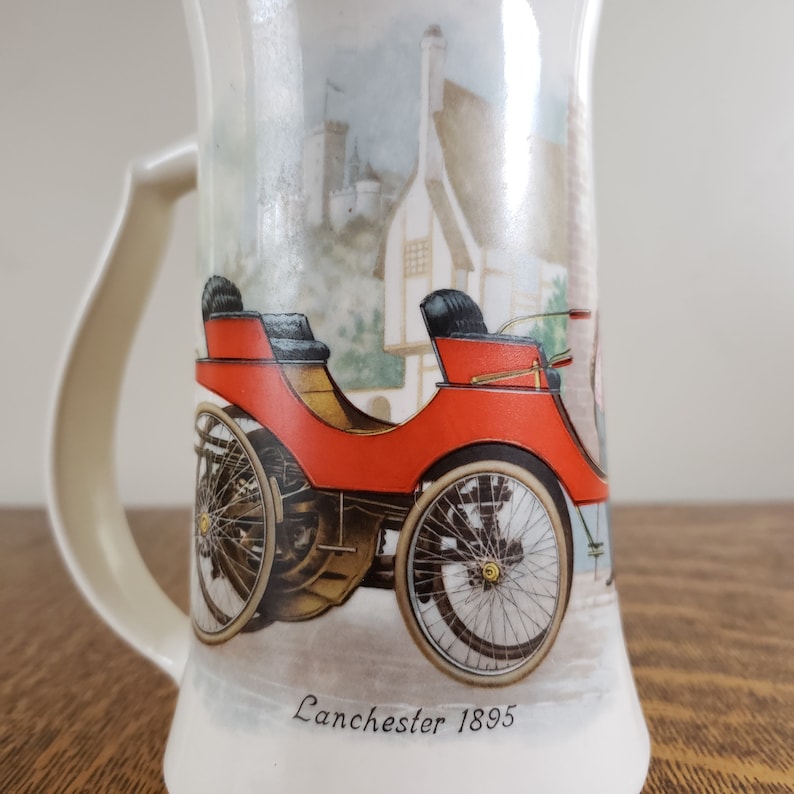 McCoy Pottery Beer Stein Mug Lanchester 1895