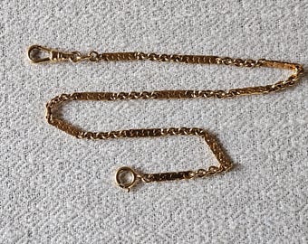 Fancy Gold filled Pocket Watch Chain
