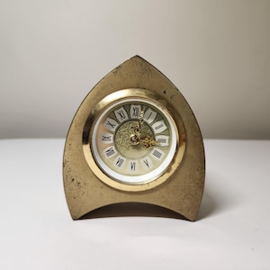 Vintage Minxie Wind-Up Alarm Clock - Germany MCM Atomic Style