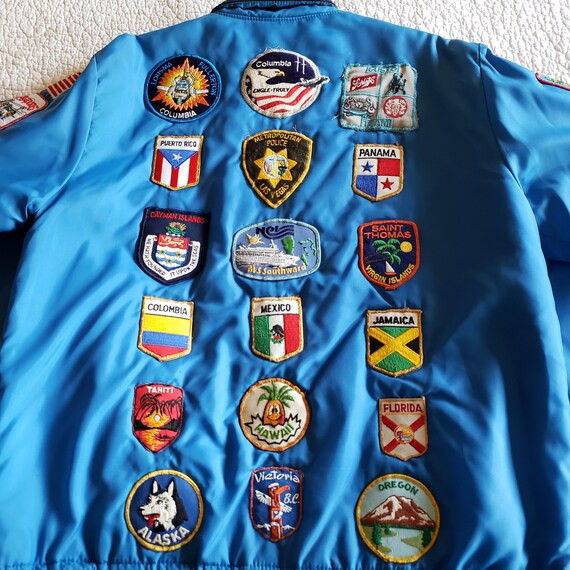 1980's NASA Mission Patch Jacket - Total of 35 Pa… - image 9