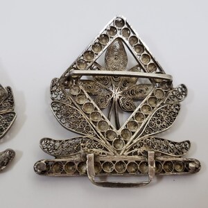 Antique Victorian Silver Decorative Sash Buckle - Etsy