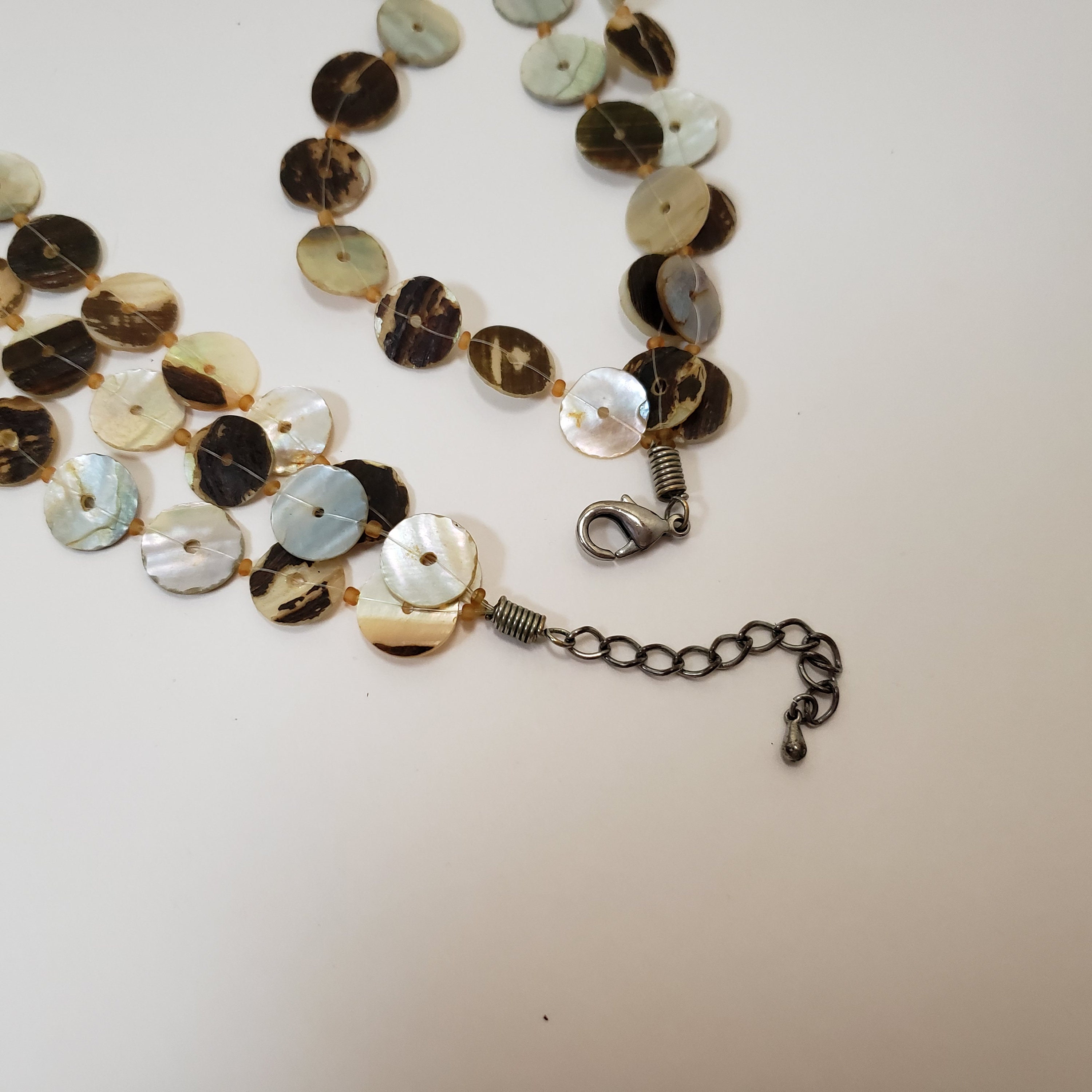 Polished Shell Choker Necklace | Etsy