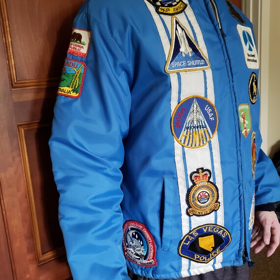 1980's NASA Mission Patch Jacket - Total of 35 Pa… - image 5