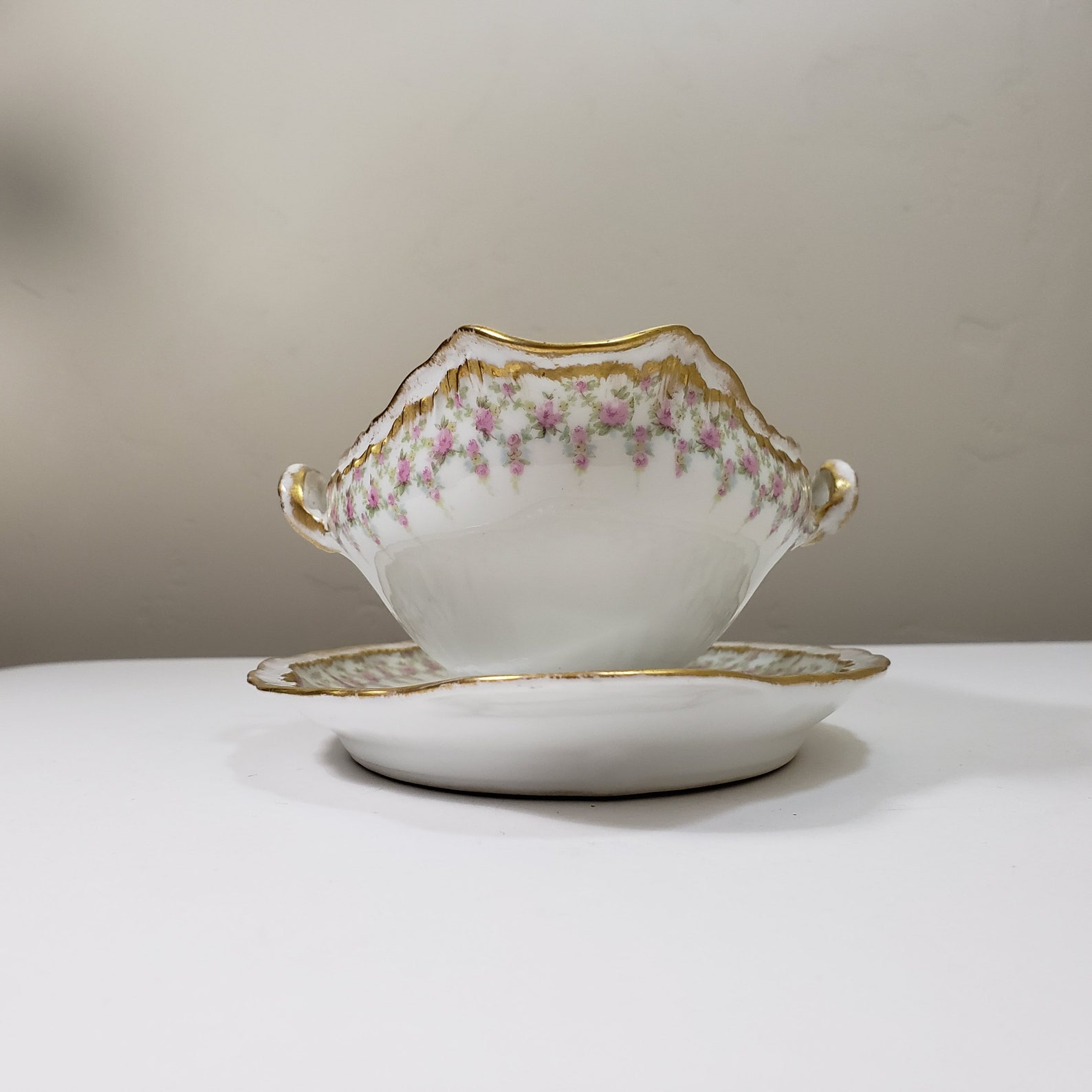 Theodore Haviland Limoges France Gravy Boat Schleiger 349 Etsy