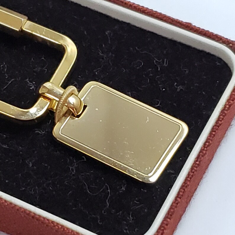 Anson Gold Tone Key Ring Etsy