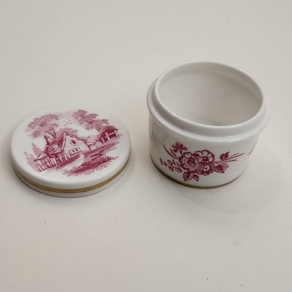 Spode Porcelain Trinket Box - image 6