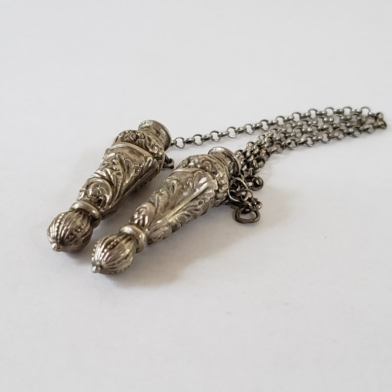 Solid Silver Knitting Needle Guards From Netherlands Etsy