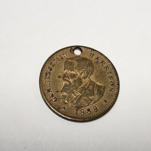 1888 General Benjamin Harrison Presidential Campaign Token