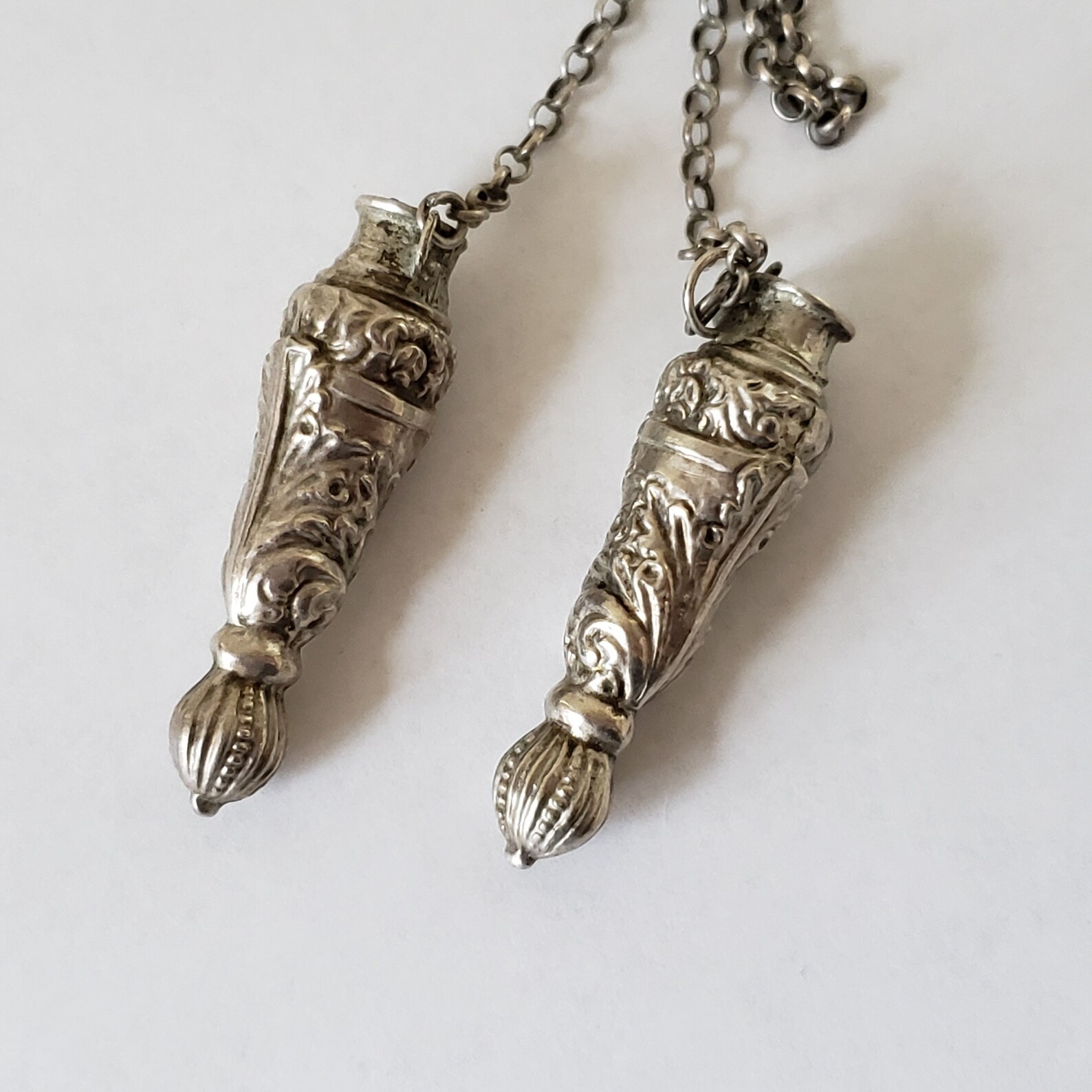 Solid Silver Knitting Needle Guards From Netherlands Etsy