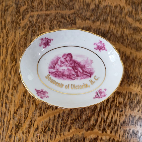 Dresden Porcelain Souvenir Trinket Dish