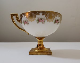 Limoges Footed Cup