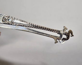 Small Silver Sugar Tongs - Sterling