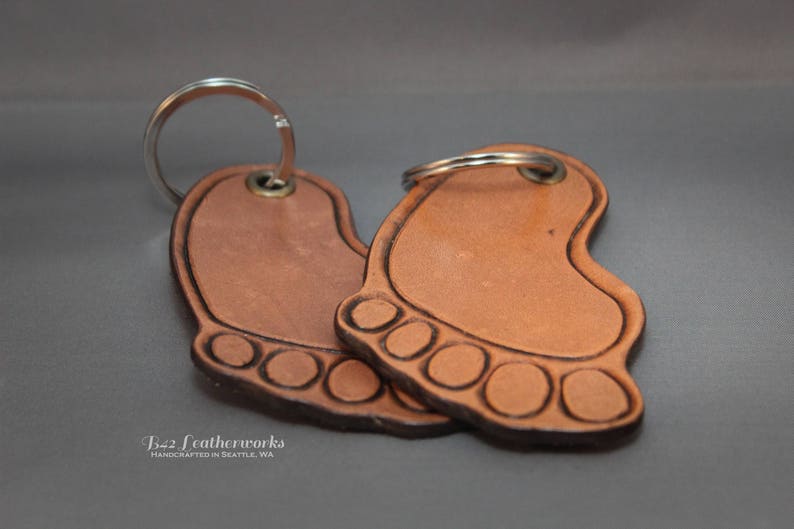 Key fob Big Foot MADE TO ORDER