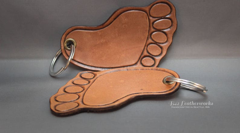 Key fob Big Foot MADE TO ORDER