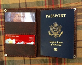 Leather Passport Wallet