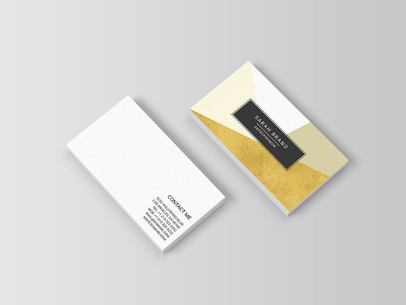 Modern Business Card Template / Contemporary Business Cards / | Etsy
