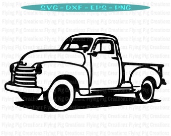 Free Free 129 Silhouette Truck Chevy Old Truck Svg Free SVG PNG EPS DXF File