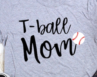 Tball Mom T-Ball Baseball Softball Ball Sports Team Mama Play Love - svg dxf eps png clipart cut print cricut silhouette cuttable file