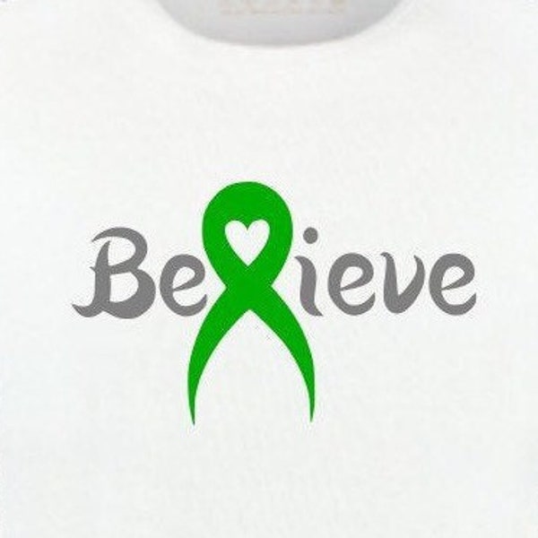 Liver Cancer Believe with Ribbon Heart Screw Cancer Sucks Awareness - svg dxf eps png clipart cut print cricut silhouette cuttable file