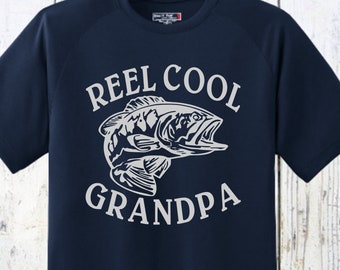 Reel Cool Grandpa Papa Worlds Greatest Grandpa Fishing Buddy Fisherman - svg dxf eps png clipart cut print cricut silhouette cuttable file