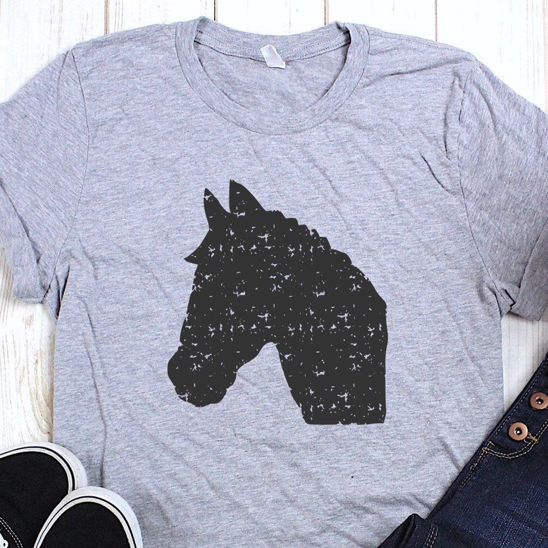 Horse Svg Horse Head Svg Grunge Horse Head Svg Distressed - Etsy