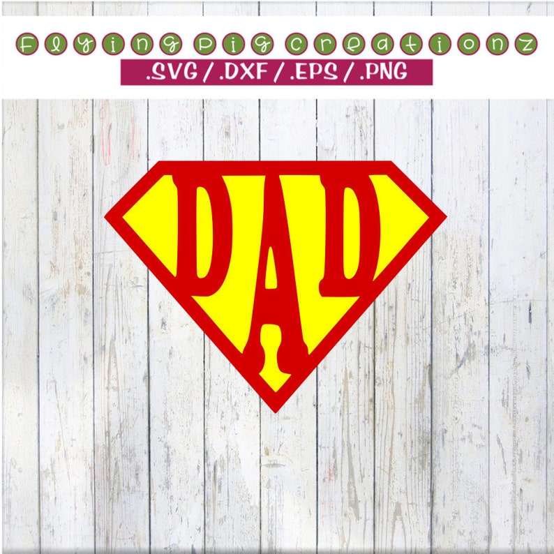 Super Dad svg Superdad svg Superman Dad svg Superman svg | Etsy