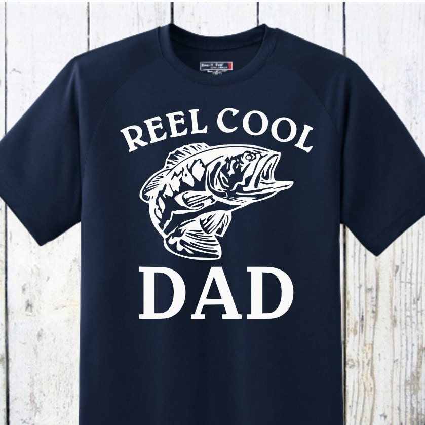 Reel Cool Dad Real Awesome Daddy Father Fisherman Fishing Fish Svg