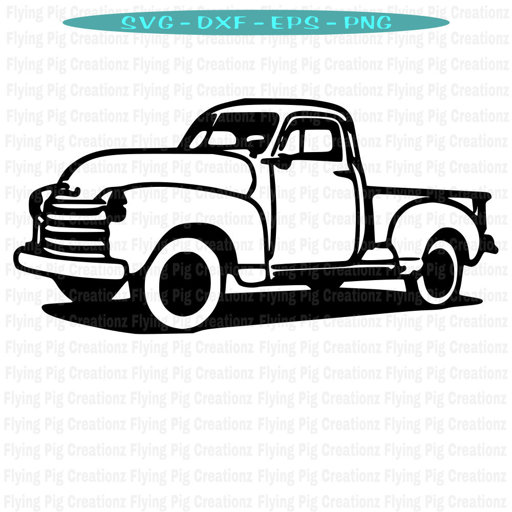 Free Free 213 Chevy Vintage Truck Svg Free SVG PNG EPS DXF File