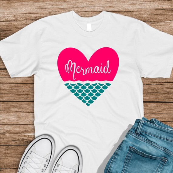 Mermaid Svg Mermaid Heart Svg Mermaid Love Svg Mermaid Etsy