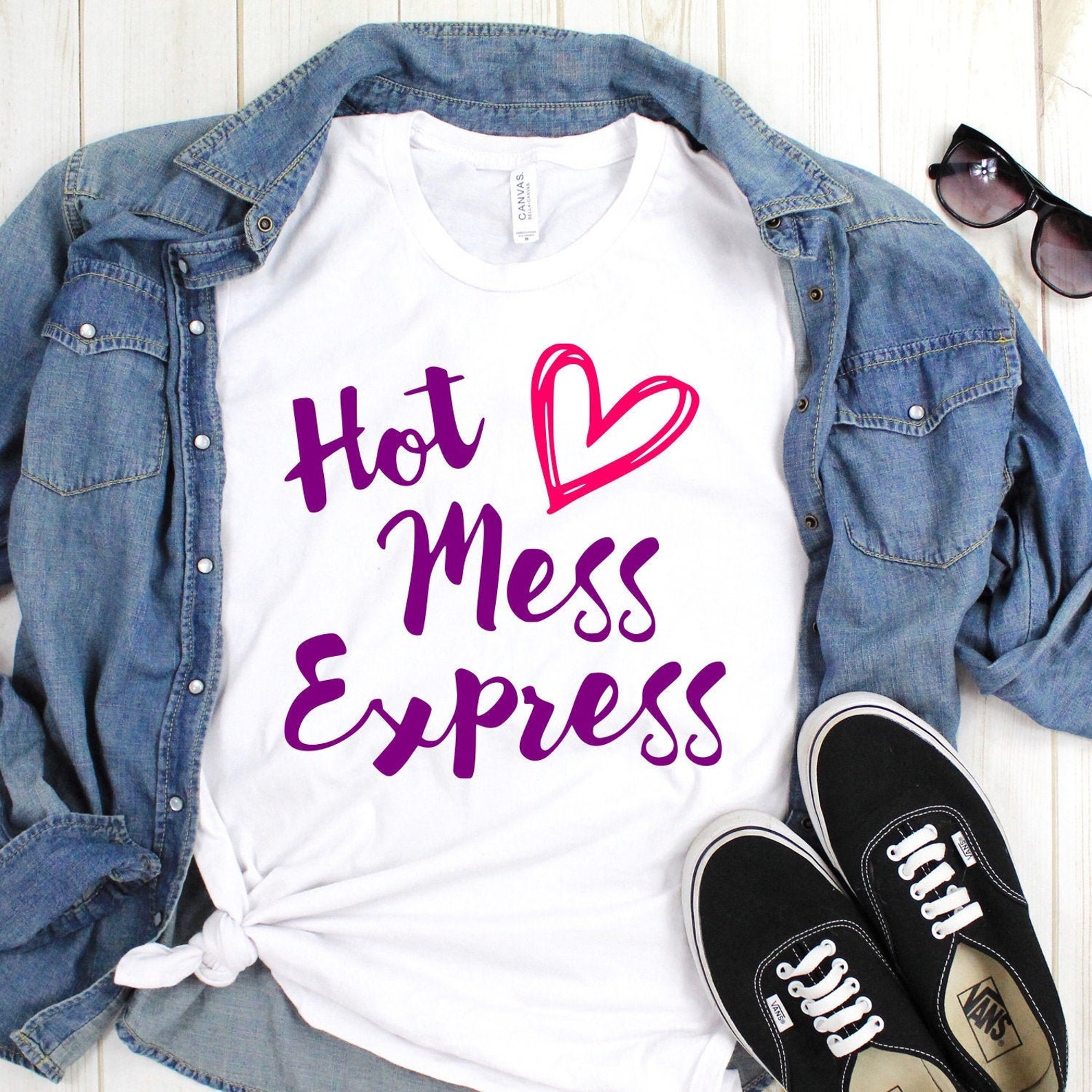 Hot Mess Express Messy Crazy Beautiful Life I'm a Hot Mess Etsy