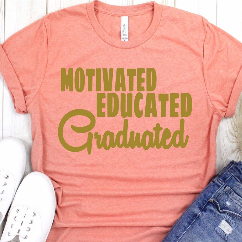 Download Graduation Svg Graduate Svg Motivated Educated Graduated Etsy