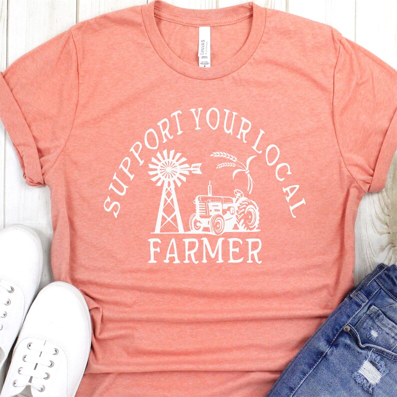 Farmer Svg Support Your Local Farmer Svg Wheat Stalk Svg - Etsy